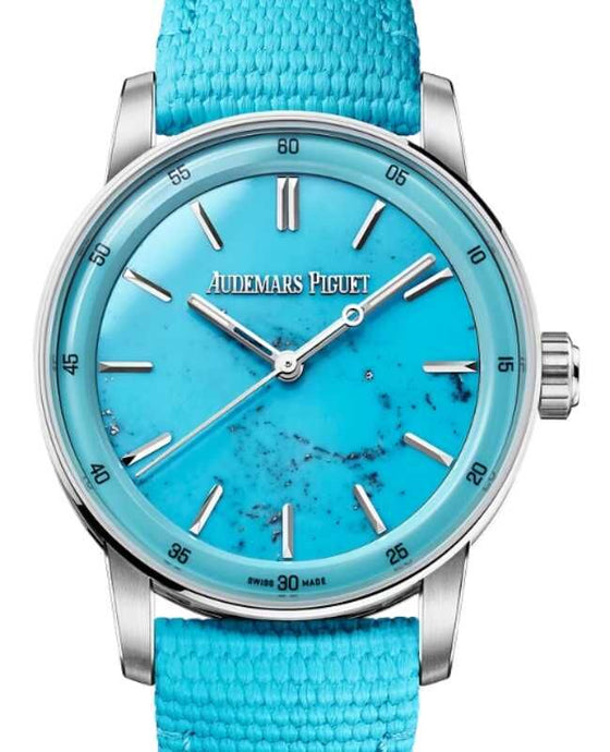 Audemars Piguet Code 11.59 Selfwinding White Gold Turquoise Stone Dial 77410BC.OO.A351KB.01