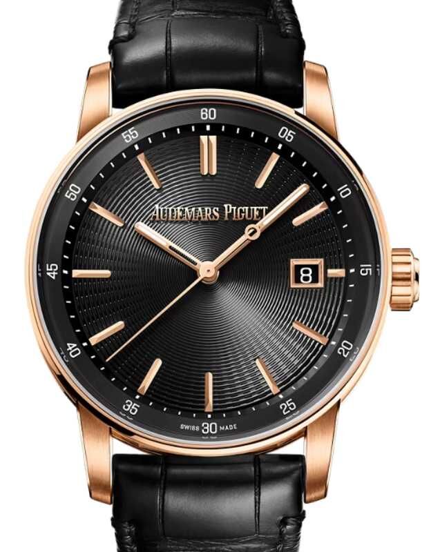 Audemars Piguet Code 11.59 Selfwinding Pink Rose Gold 38mm Black Dial 77410OR.OO.A127CR.01