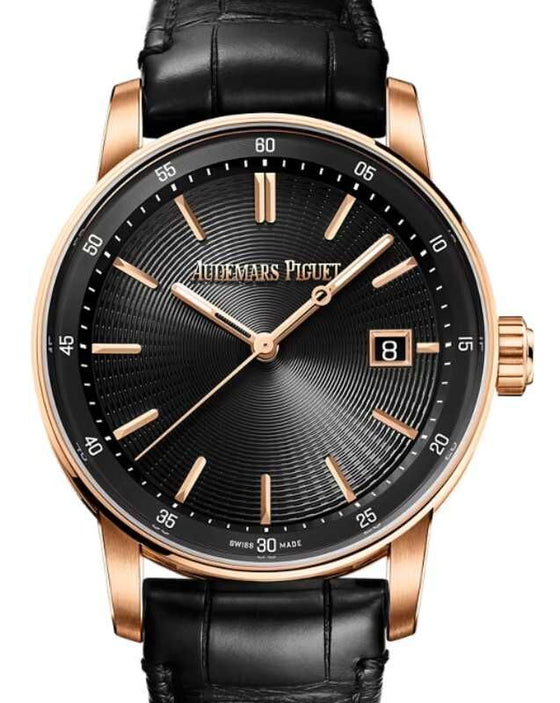 Audemars Piguet Code 11.59 Selfwinding Pink Rose Gold 38mm Black Dial 77410OR.OO.A127CR.01