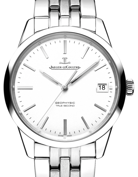 Jaeger-LeCoultre Calibre 770 Geophysic True Second 8018120 Silver Index Stainless Steel 39.6mm Automatic