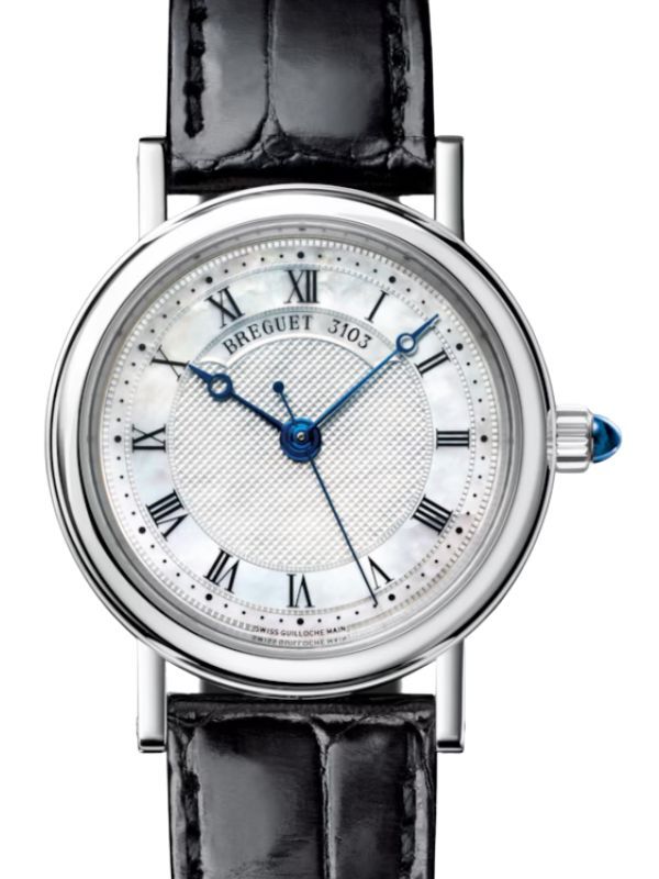 Breguet Classique 8067 White Gold 30mm White Mother of Pearl Dial 8067BB/52/964