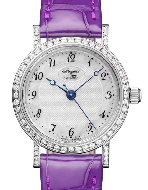 Breguet Classique 8068 White Gold/Diamonds Mother of Pearl DIal 8068BB/59/764 DD00