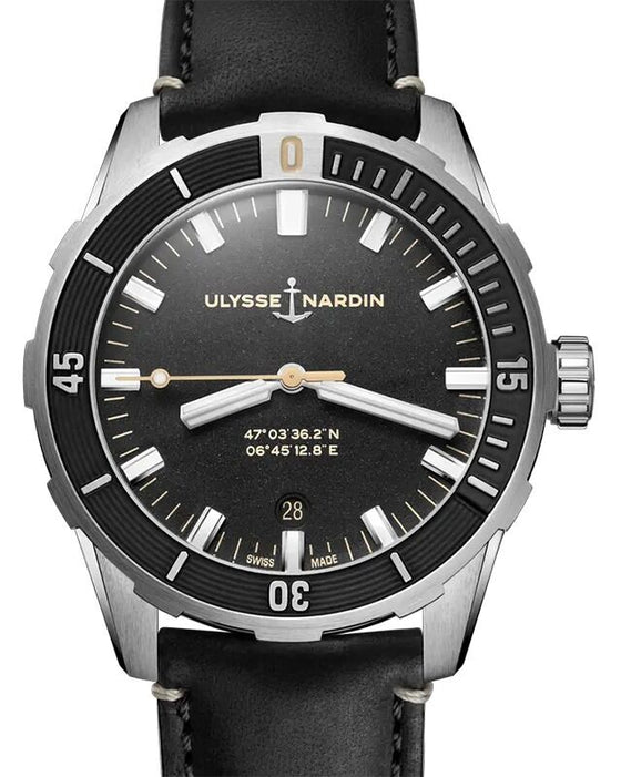 Ulysse Nardin Diver 42mm Steel Black Dial 8163-175/92