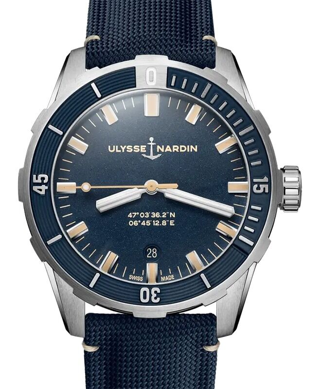 Ulysse Nardin Diver 42mm Steel Blue Dial 8163-175/93