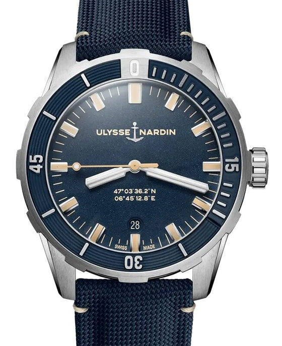 Ulysse Nardin Diver 42mm Steel Blue Dial 8163-175/93