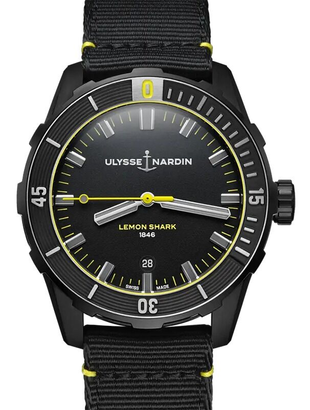 Ulysse Nardin Diver Lemon Shark 42mm Steel Black Dial 8163-175LE/92-LEMONSHARK