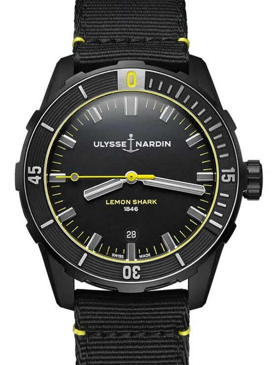 Ulysse Nardin Diver Lemon Shark 42mm Steel Black Dial 8163-175LE/92-LEMONSHARK