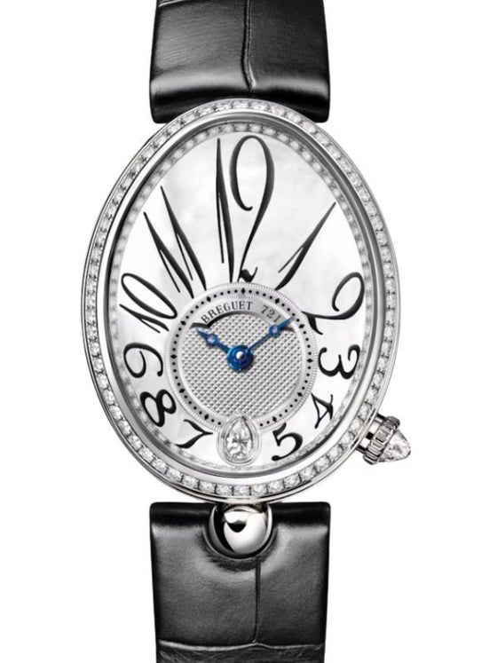 Breguet Reine de Naples 8918 White Gold Diamond White Mother of Pearl Dial 8918BB/58/964 D00D 3L