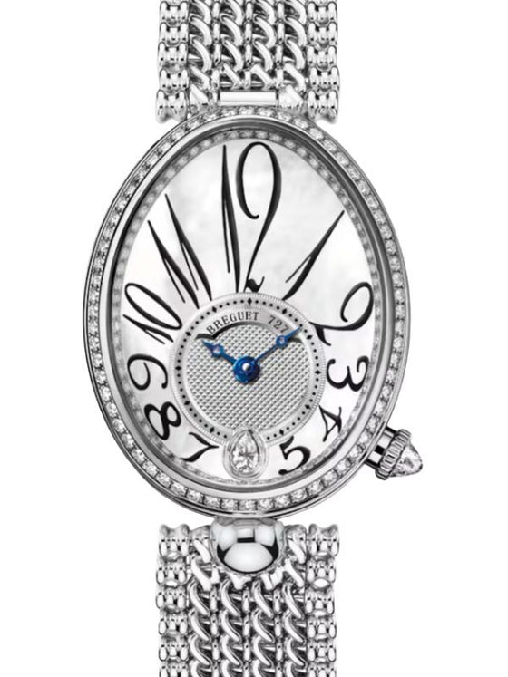 Breguet Reine de Naples 8918 White Gold Diamond White Mother of Pearl Dial 8918BB/58/J20 D000