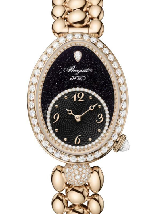 Breguet Reine de Naples 8925 Breguet Gold Diamond Black Dial 8925BH/4N/J40 D0