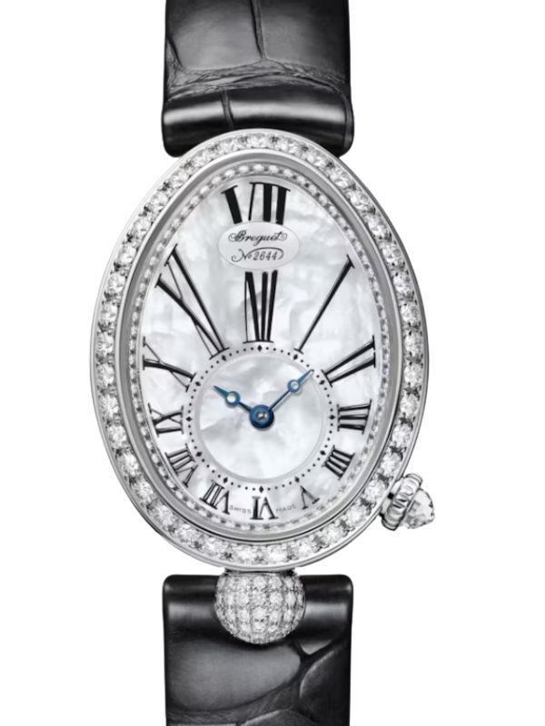 Breguet Reine de Naples 8928 White Gold Diamond White Mother of Pearl Dial 8928BB/51/944 DD0D 3L