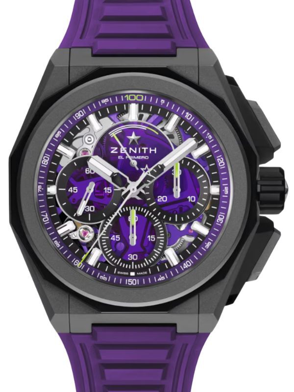 Zenith Defy Extreme Ultraviolet Titanium 45mm Violet Skeleton Dial 97.9100.9004/80.I209