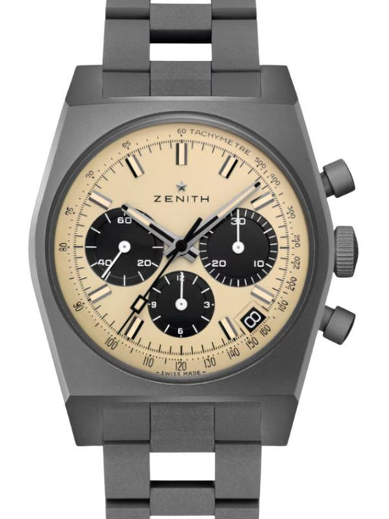 Zenith Chronomaster Revival Daisuke Jigen Edition Titanium 37mm Beige Dial 97.L384.400/04.M384