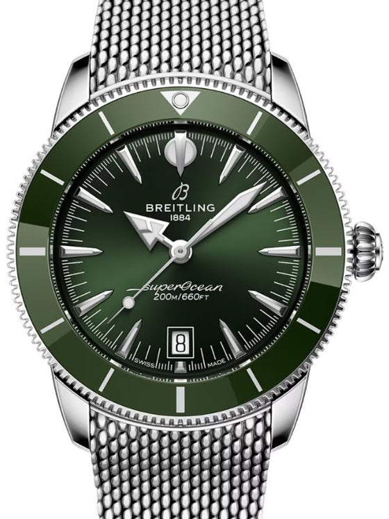 Breitling Superocean Heritage B31 Automatic 42 Stainless Steel Green Dial AB3111361L1A1