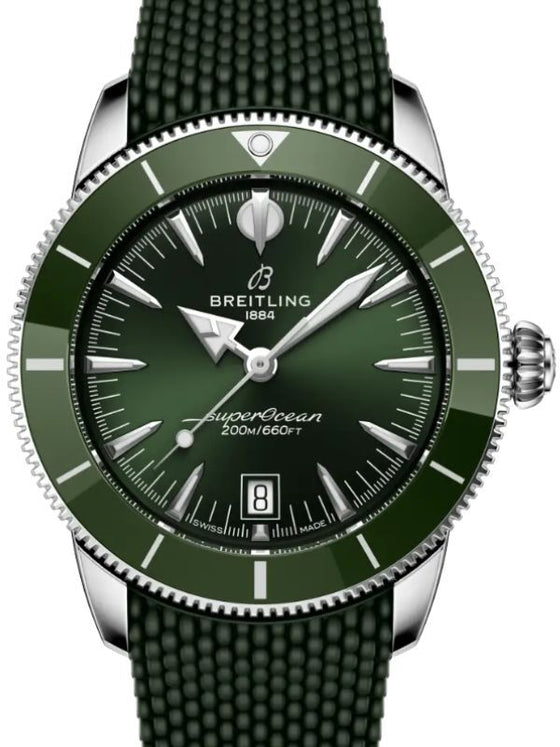 Breitling Superocean Heritage B31 Automatic 42 Stainless Steel Green Dial AB3111361L1S1