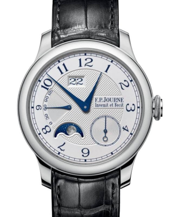 F.P.Journe Classique Automatique Lune AL2 Platinum 42mm Silver Dial Leather Strap