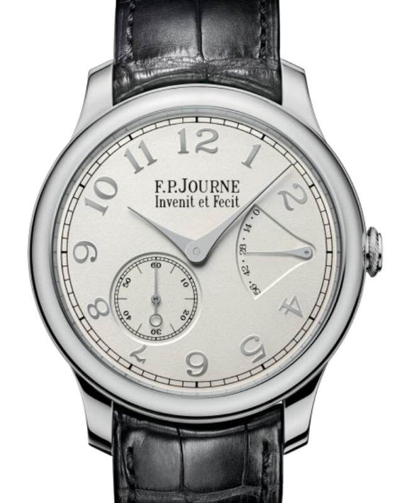 F.P.Journe Classique Chronometre Souverain Ref. CS Platinum 40mm Leather Strap