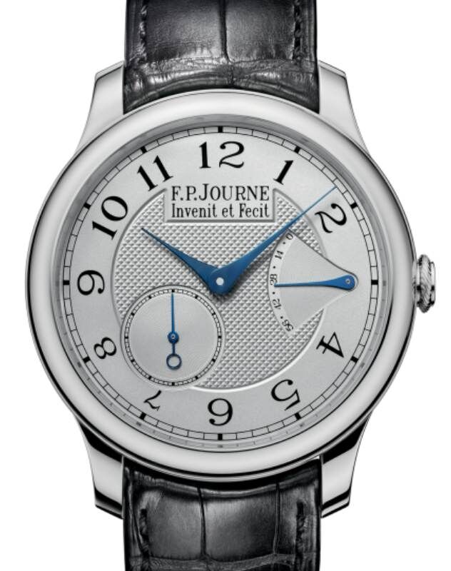 F.P.Journe Classique Chronometre Souverain Ref. CS Platinum 40mm White Dial Leather Strap