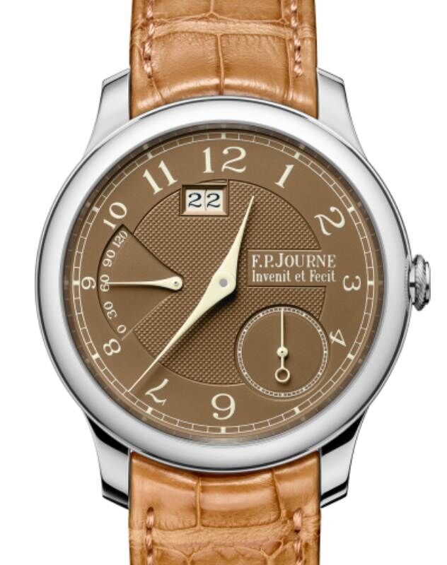 F.P.Journe Octa Automatique Reserve Havana Platinum 40mm Brown Dial Leather Strap