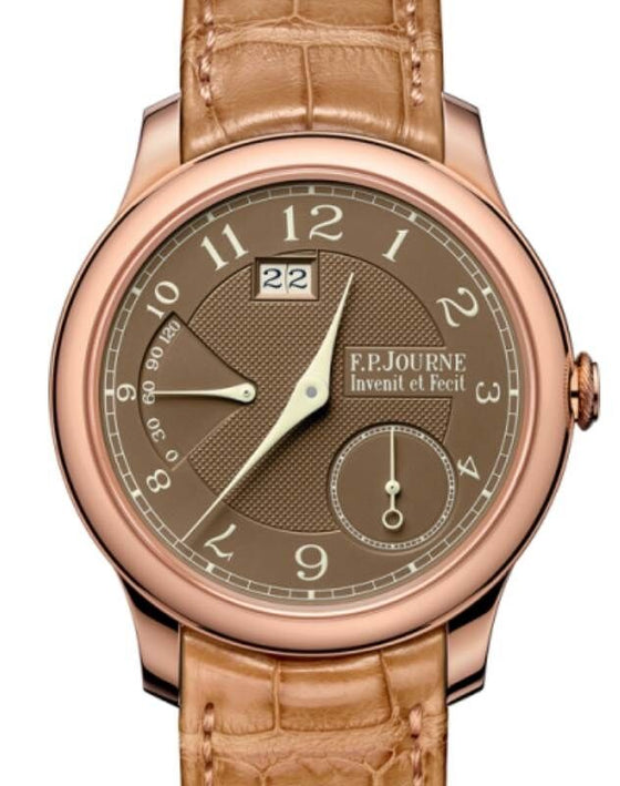 F.P.Journe Octa Automatique Reserve Havana Rose Gold 40mm Brown Dial Leather Strap