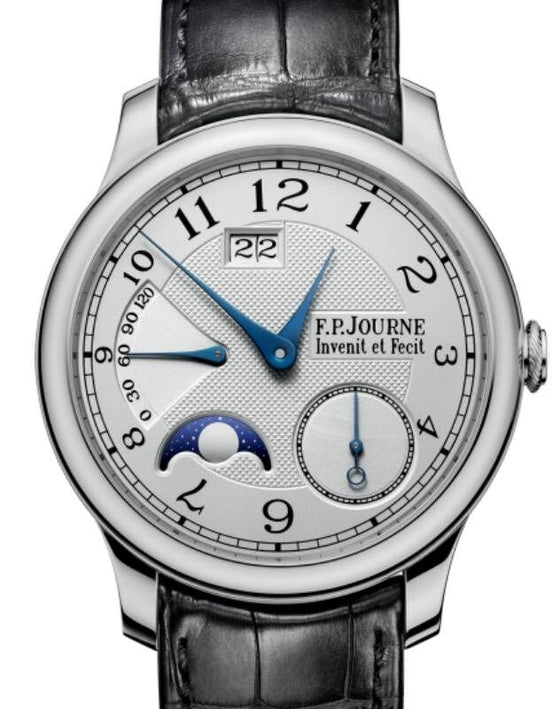 F.P.Journe Octa Automatique Lune Platinum 40mm Silver Dial Leather Strap
