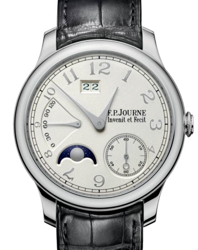 F.P.Journe Octa Automatique Lune Platinum 40mm White Dial Leather Strap