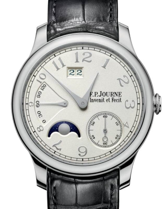 F.P.Journe Octa Automatique Lune Platinum 40mm White Dial Leather Strap