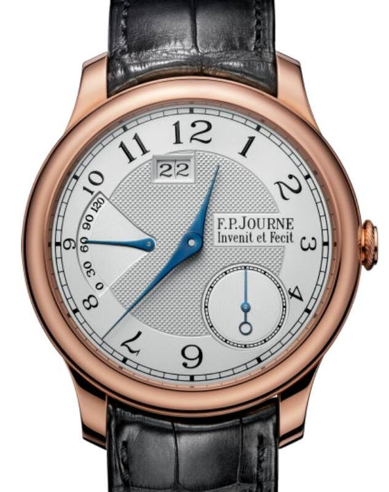 F.P.Journe Octa Automatique Reserve Rose Gold 40mm Silver Dial Leather Strap