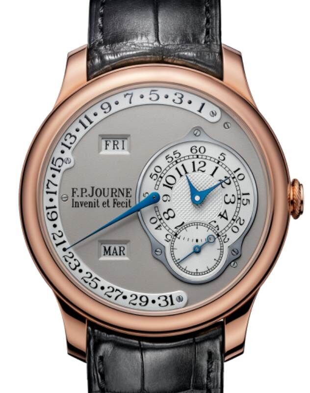 F.P.Journe Octa Calendrier Rose Gold 40mm Silver Dial
