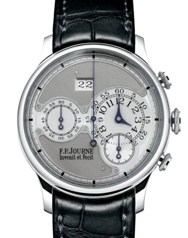 F.P.Journe Octa Chronographe Platinum 40mm Silver Dial Leather Strap