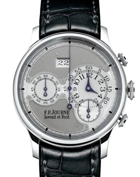 F.P.Journe Octa Chronographe Platinum 40mm Silver Dial Leather Strap