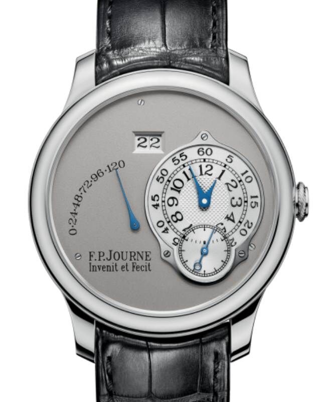 F.P.Journe Octa Reserve De Marche Platinum 40mm Silver Dial Leather Strap