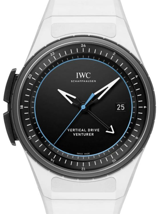 IWC Pilot's Venturer Vertical Drive Ceramic 44mm Black Dial Rubber Strap IW328601