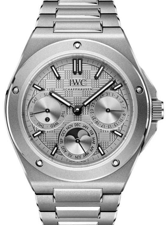 IWC Ingenieur Perpetual Calendar Titanium Grey Dial 41.6mm IW344904