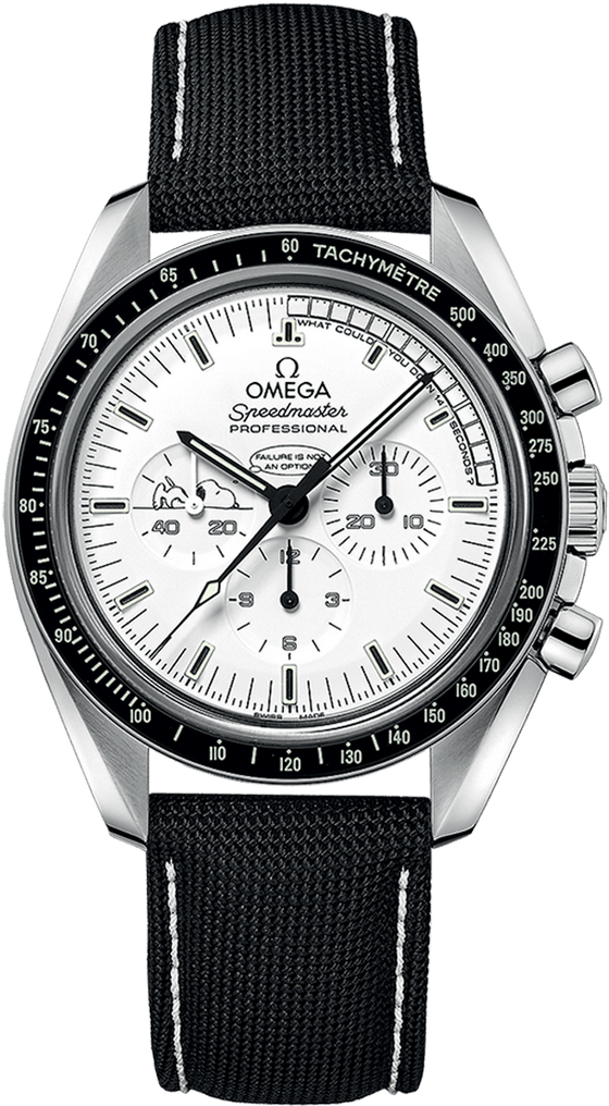 Omega Speedmaster Apollo 13 Silver Snoopy Moon Award 42mm White Limited