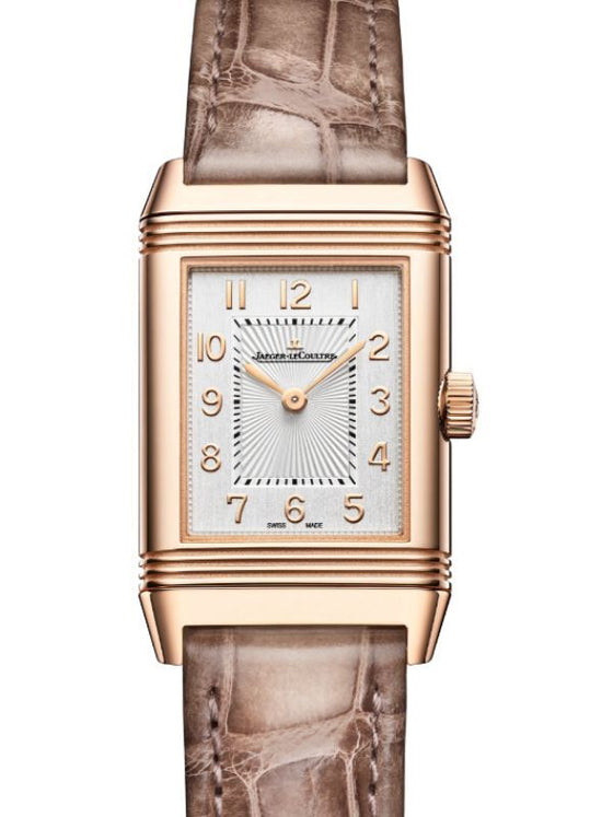 Jaeger-LeCoultre Reverso Classic Duetto Pink Gold Diamond Leather Strap Q2662543
