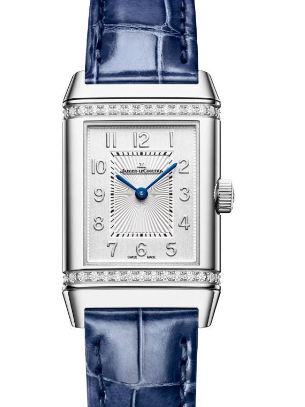 Jaeger-LeCoultre Reverso Classic Duetto Manual Steel Diamond Leather Strap Q2668423