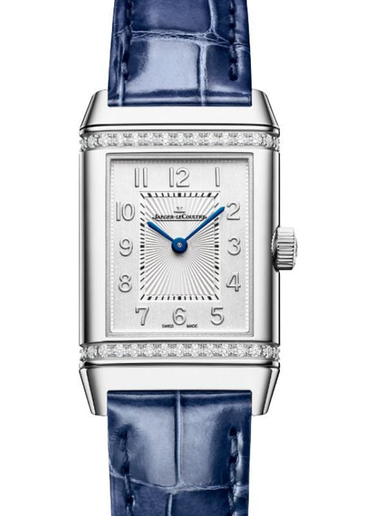 Jaeger-LeCoultre Reverso Classic Duetto Manual Steel Diamond Leather Strap Q2668423