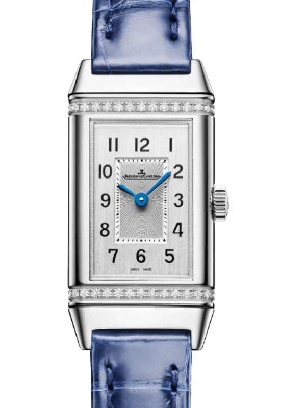 Jaeger-LeCoultre Reverso Classic Monoface Origin Quartz Steel Diamond Leather Strap Q3878560