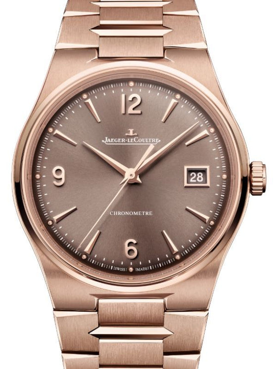 Jaeger-LeCoultre Master Control Chronometre Date 38mm Pink Gold Bronze Dial Q415216J