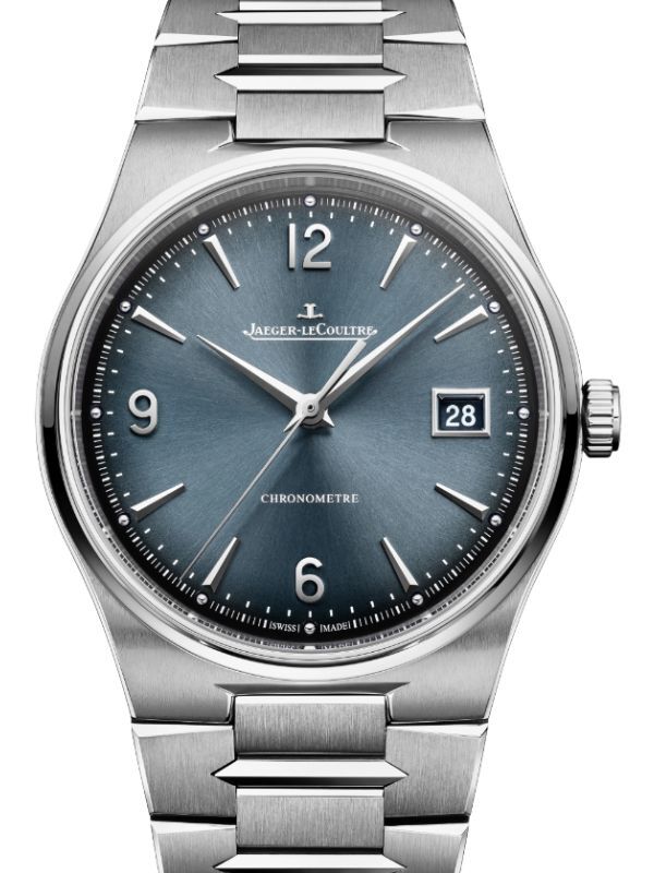 Jaeger-LeCoultre Master Control Chronometre Date 38mm Steel Blue-Grey Dial Q4158120