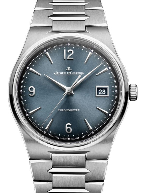 Jaeger-LeCoultre Master Control Chronometre Date 38mm Steel Blue-Grey Dial Q4158120