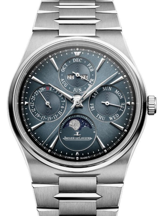 Jaeger-LeCoultre Master Control Chronometre Perpetual Calendar 39mm Steel Blue-Grey Dial Q4178180