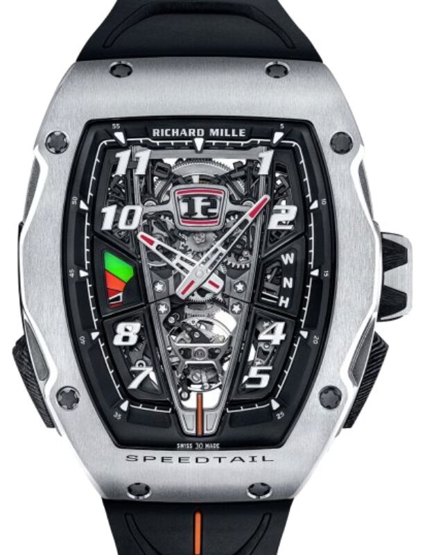 Richard Mille Automatic Winding Tourbillon McLaren Speedtail Carbon TPT/Titanium RM 40-01