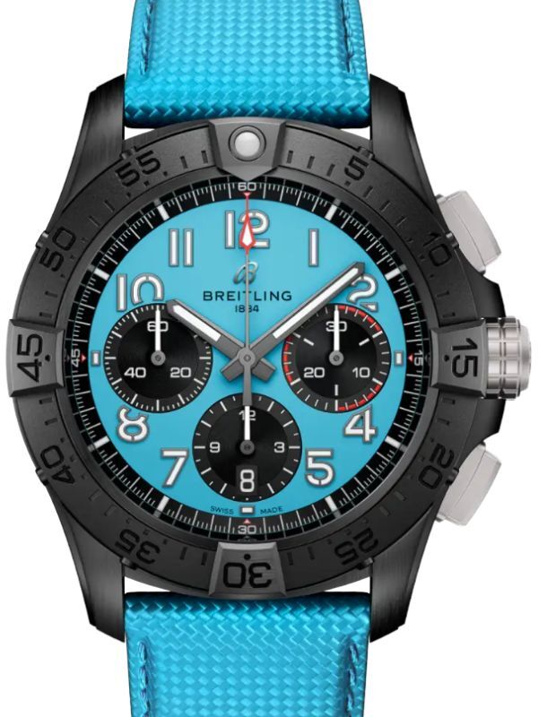 Breitling Avenger B01 Chronograph 42 Night Mission Ceramic Blue Dial SB0146101L1X1