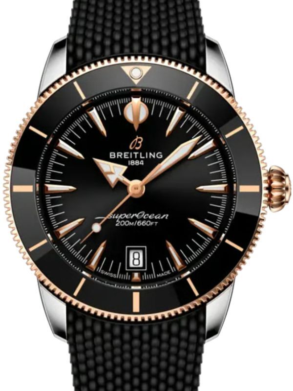 Breitling Superocean Heritage B31 Automatic 42 Stainless Steel/Red Gold Black Dial UB3111241B1S1
