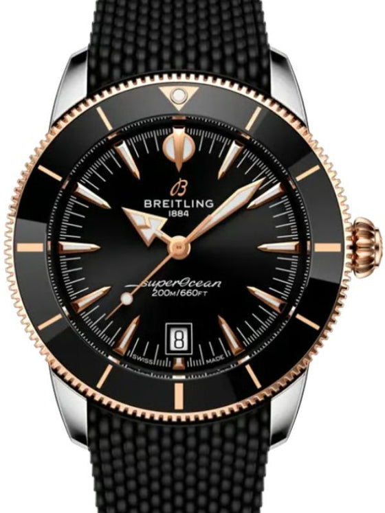 Breitling Superocean Heritage B31 Automatic 42 Stainless Steel/Red Gold Black Dial UB3111241B1S1
