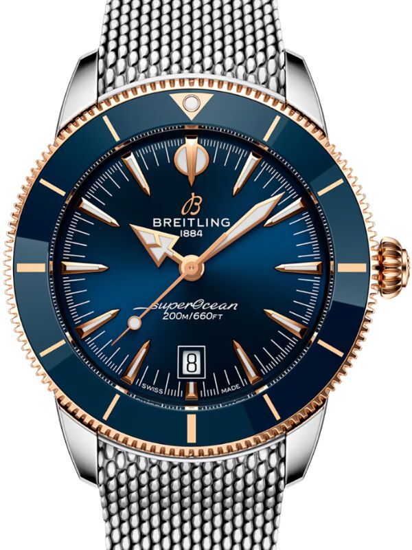 Breitling Superocean Heritage B31 Automatic 44 Stainless Steel/Red Gold Blue Dial UB3112161C1A1