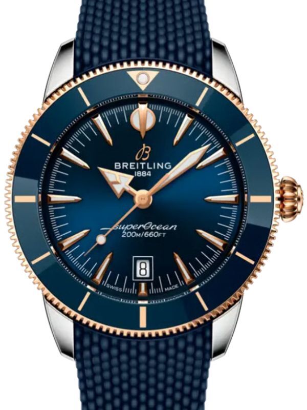 Breitling Superocean Heritage B31 Automatic 44 Stainless Steel/Red Gold Blue Dial UB3112161C1S1