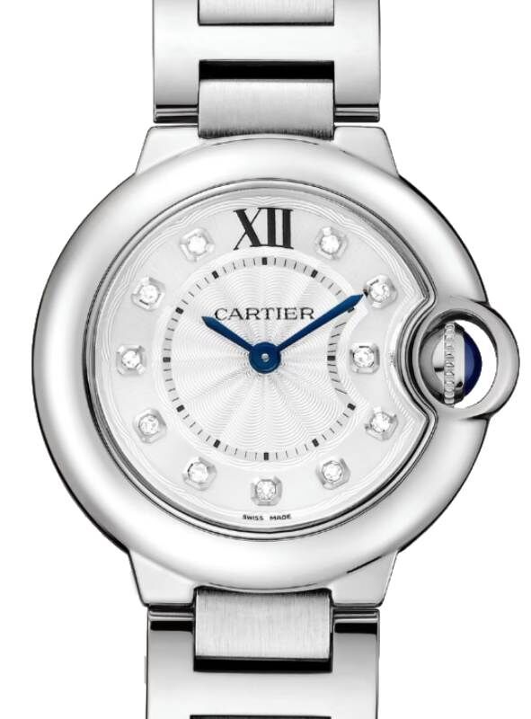 Cartier Ballon Bleu de Cartier Quartz 28mm Steel Diamond Dial W4BB0029